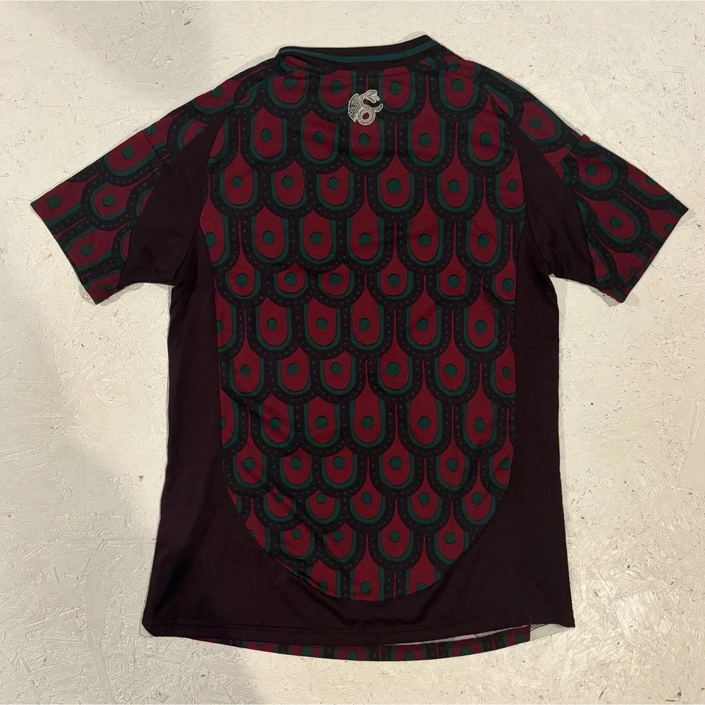 Adidas Mexico 2024 Home Soccer Jersey Authentic Burgundy Womens Medium M IP6363